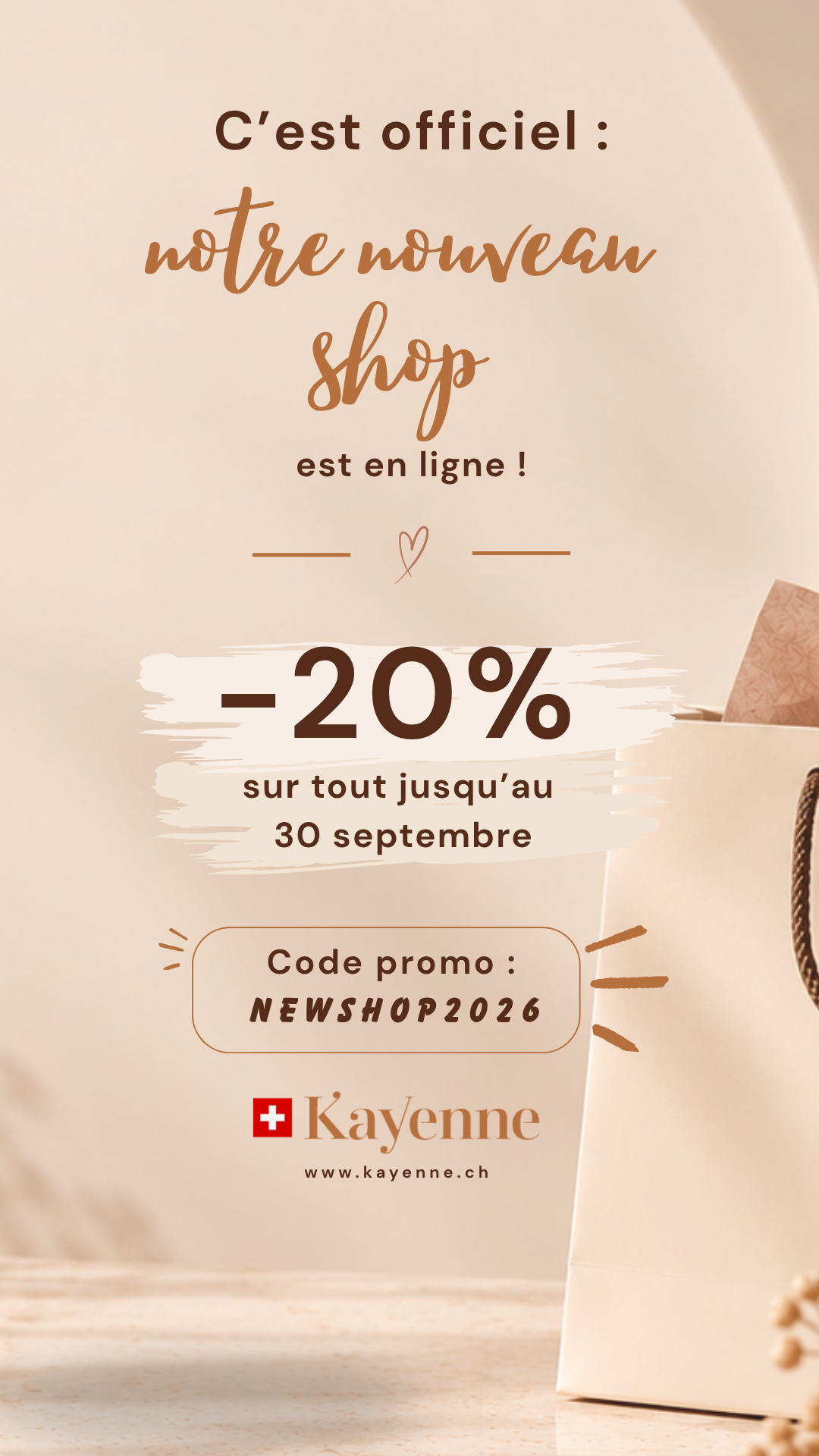 Kayenne Cosmetics — création visuelle